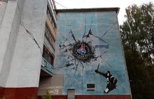 В Ярославле завершили граффити-проект, посвященный погибшей команде «Локомотив»