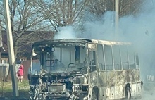 Под Ярославлем сгорел автобус