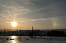 Ярославцы заметили гало: фото «зимней радуги»