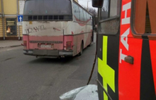 В выходные в центре Ярославля столкнулись троллейбус и автобус с людьми