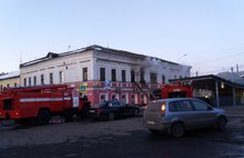 Пожар на Большой Федоровской в Ярославле: видео