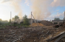 В  Ярославской области рано поутру горела частная пилорама