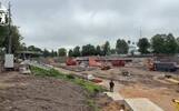 На месте стадиона «Спартаковец» в Ярославле смонтировали каркас амфитеатра