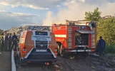 Дополнительные силы привлекли для тушения мусорного полигона под Ростовом